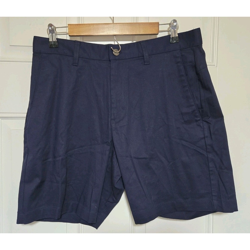 Fabletics‎ High Side Chino Shorts Mens Size 32 Navy Blue NEW NWT